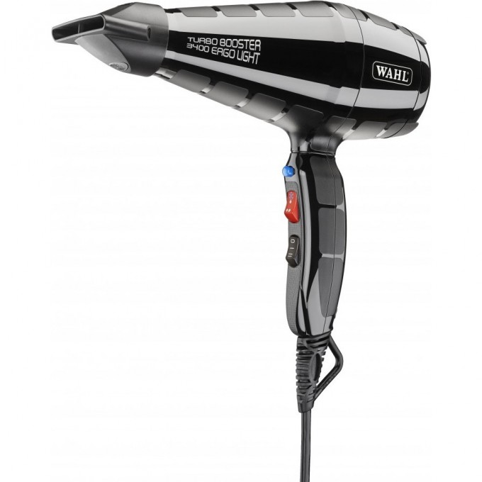 Фен WAHL Turbo Booster 3400 Ergolight черный 4314-0470 Фен WAHL Turbo Booster 3400 Ergolight черный 4314-0470